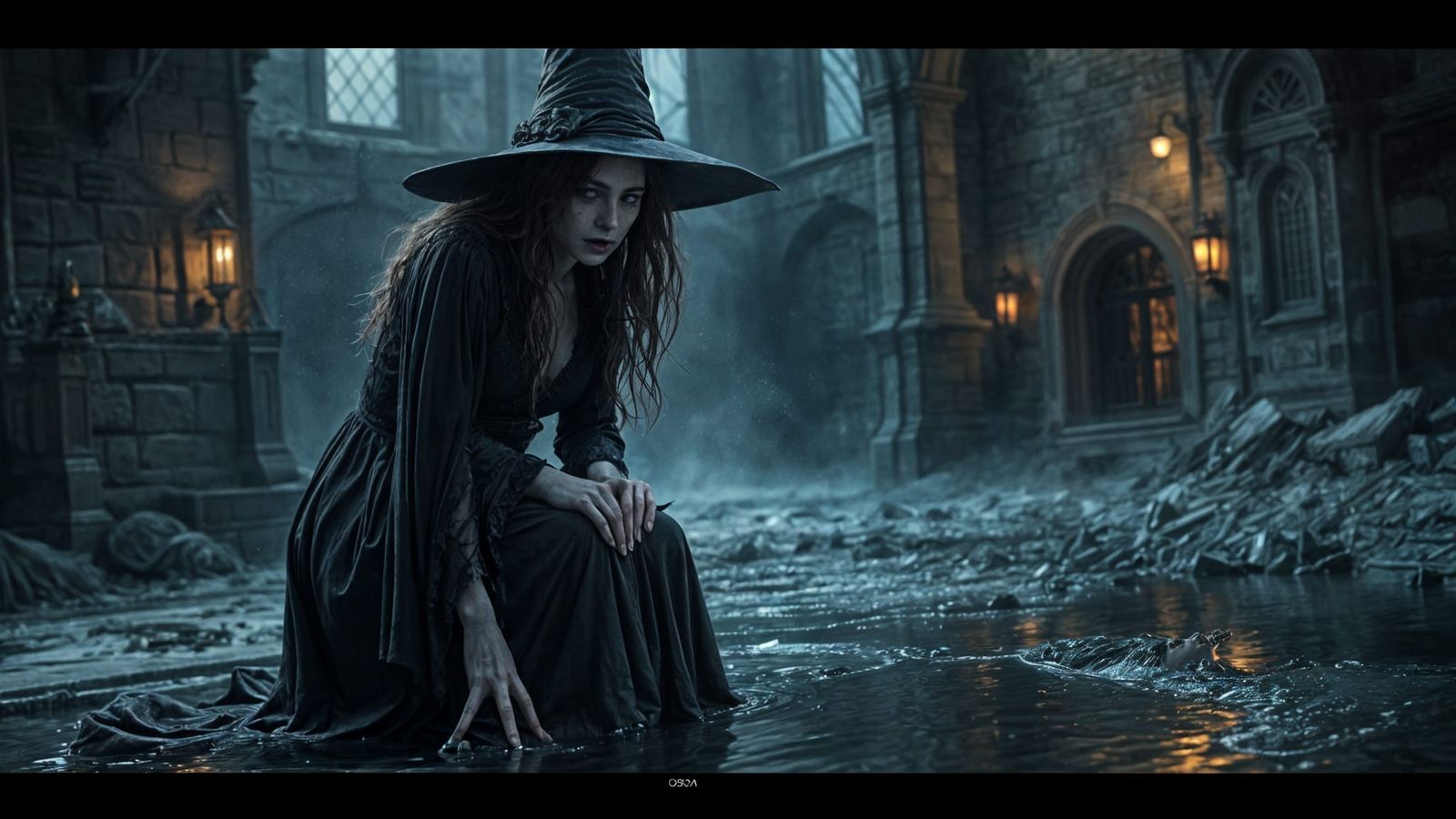 Wicked Witch Melts After Water Bucket Scene