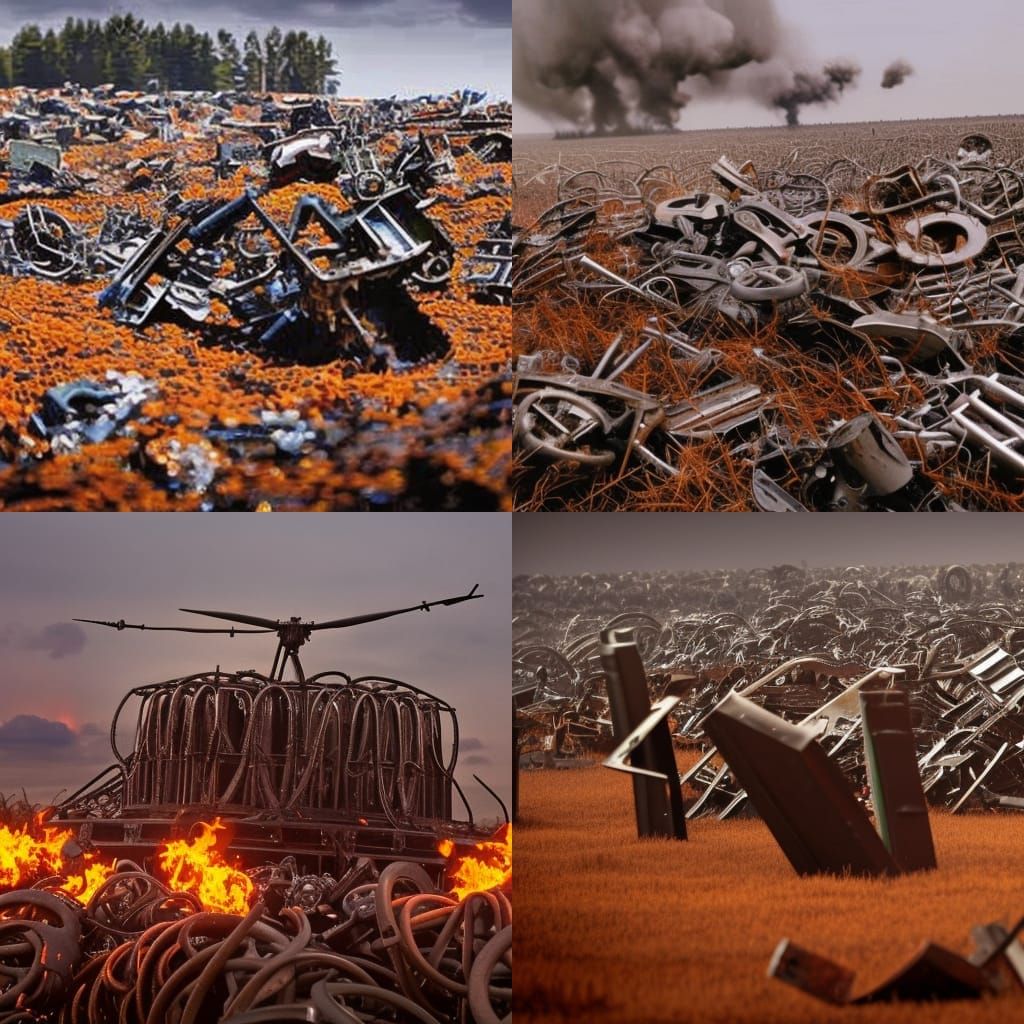 Wasteland: A Hellish Field of Scrap Metal