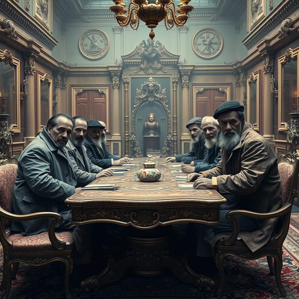 Confident Leaders of a Futuristic Underworld