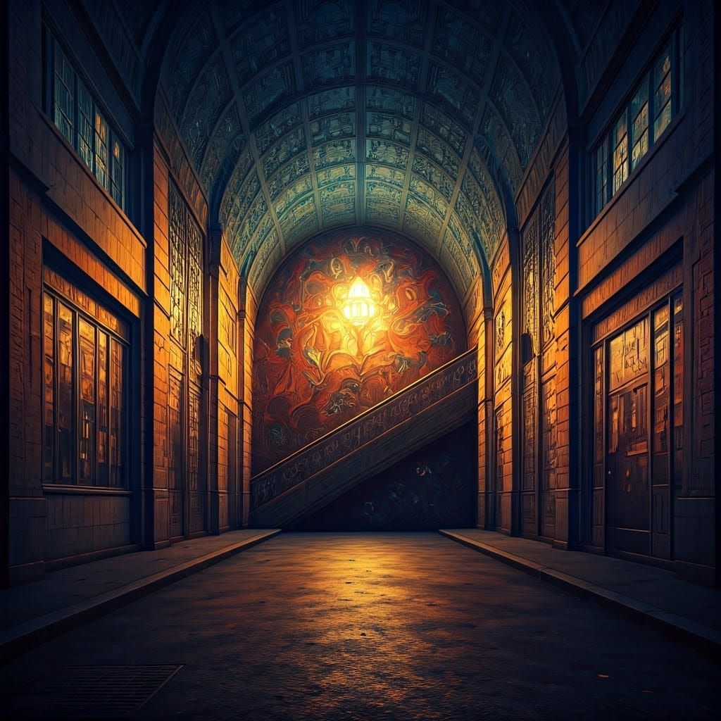 Optical Illusion Street Art of Underground City