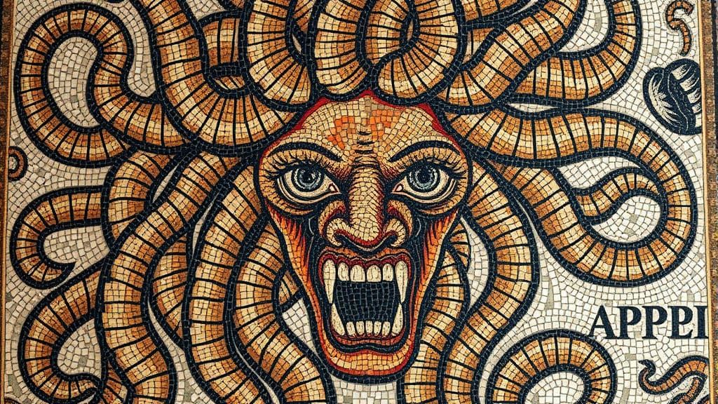 Roman Medusa Mosaic