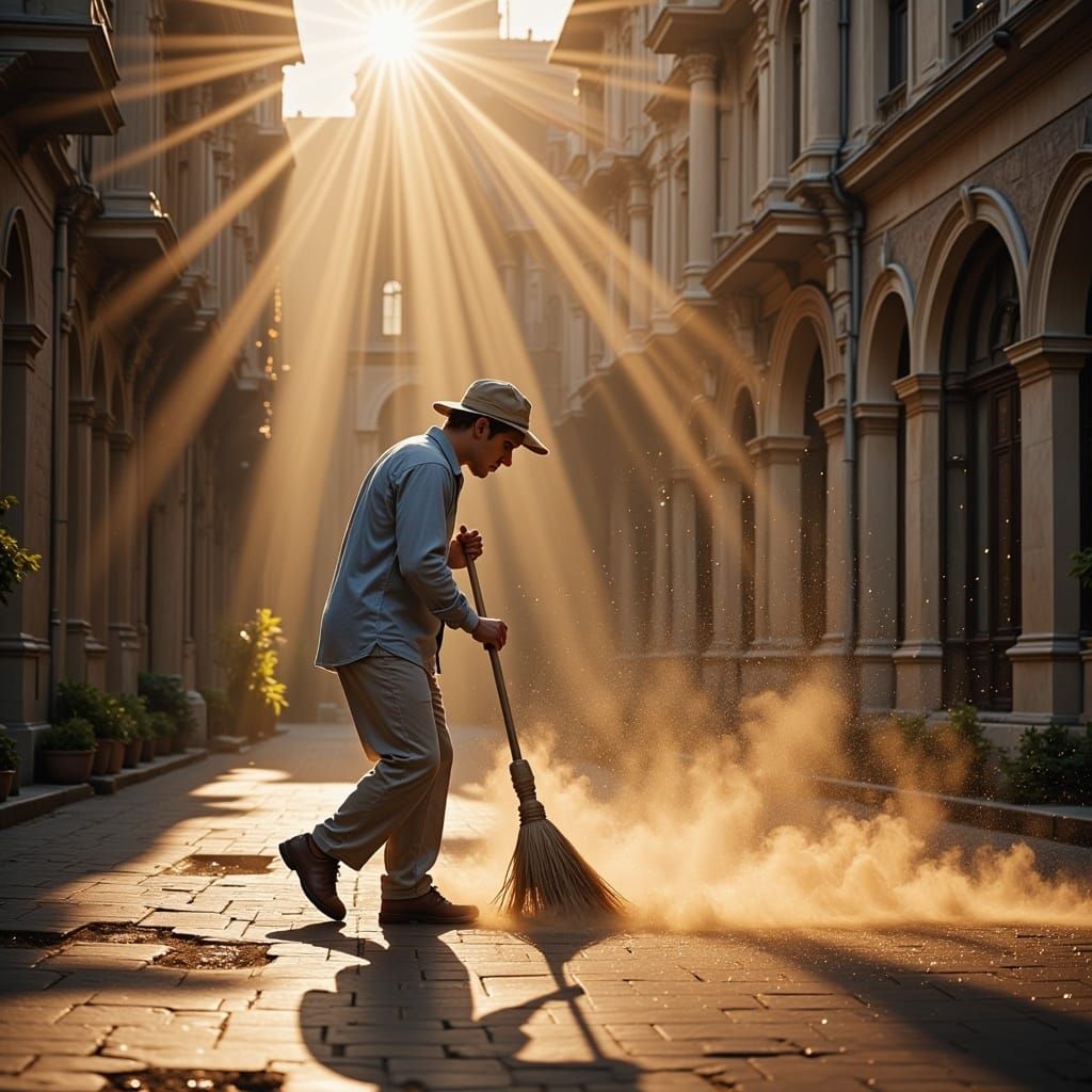 Street Sweeper Turns Dust to Stardust