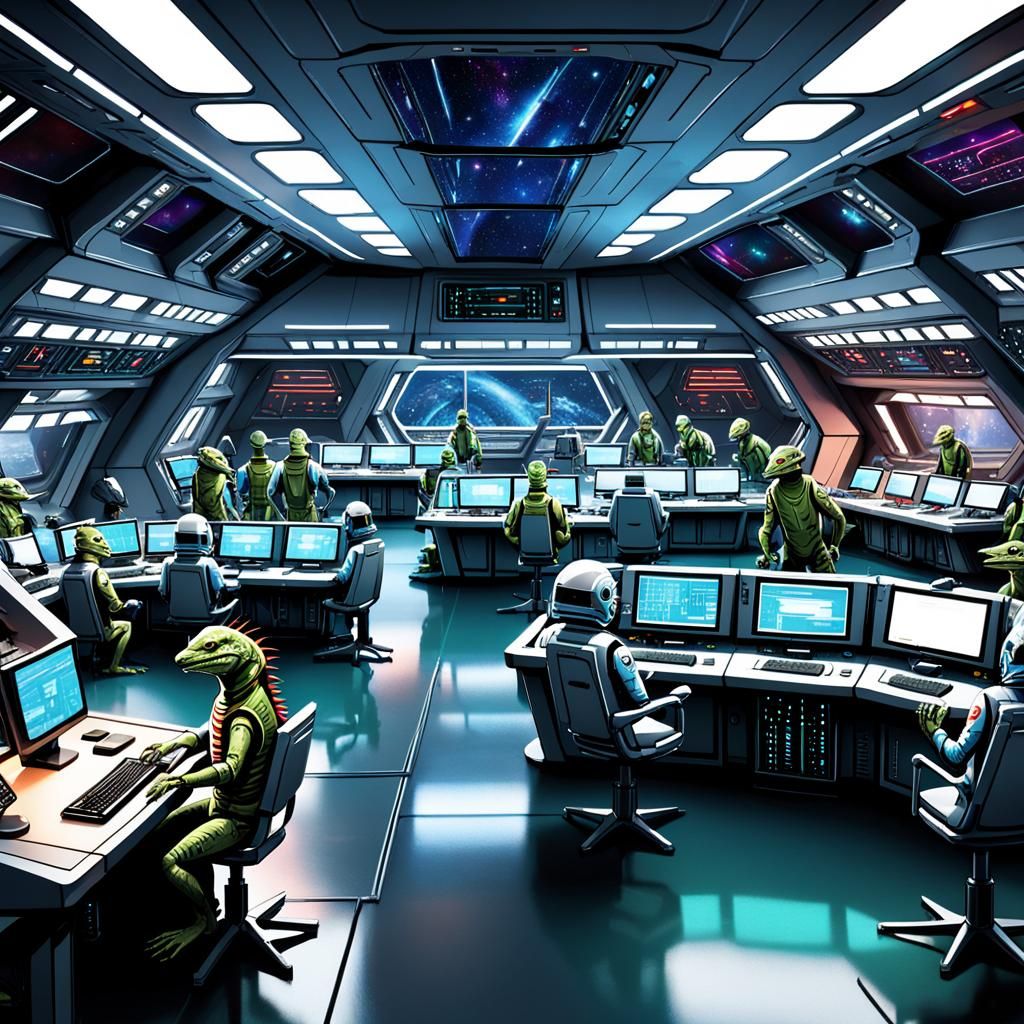 THIS IS THE CONTROL ROOM OF THE "LACERTA" PEOPLE, THEY ARE S...