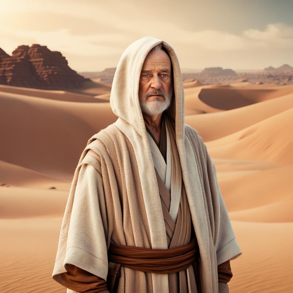 Bill Murray as Obi-Wan Kenobi in Desert Scene