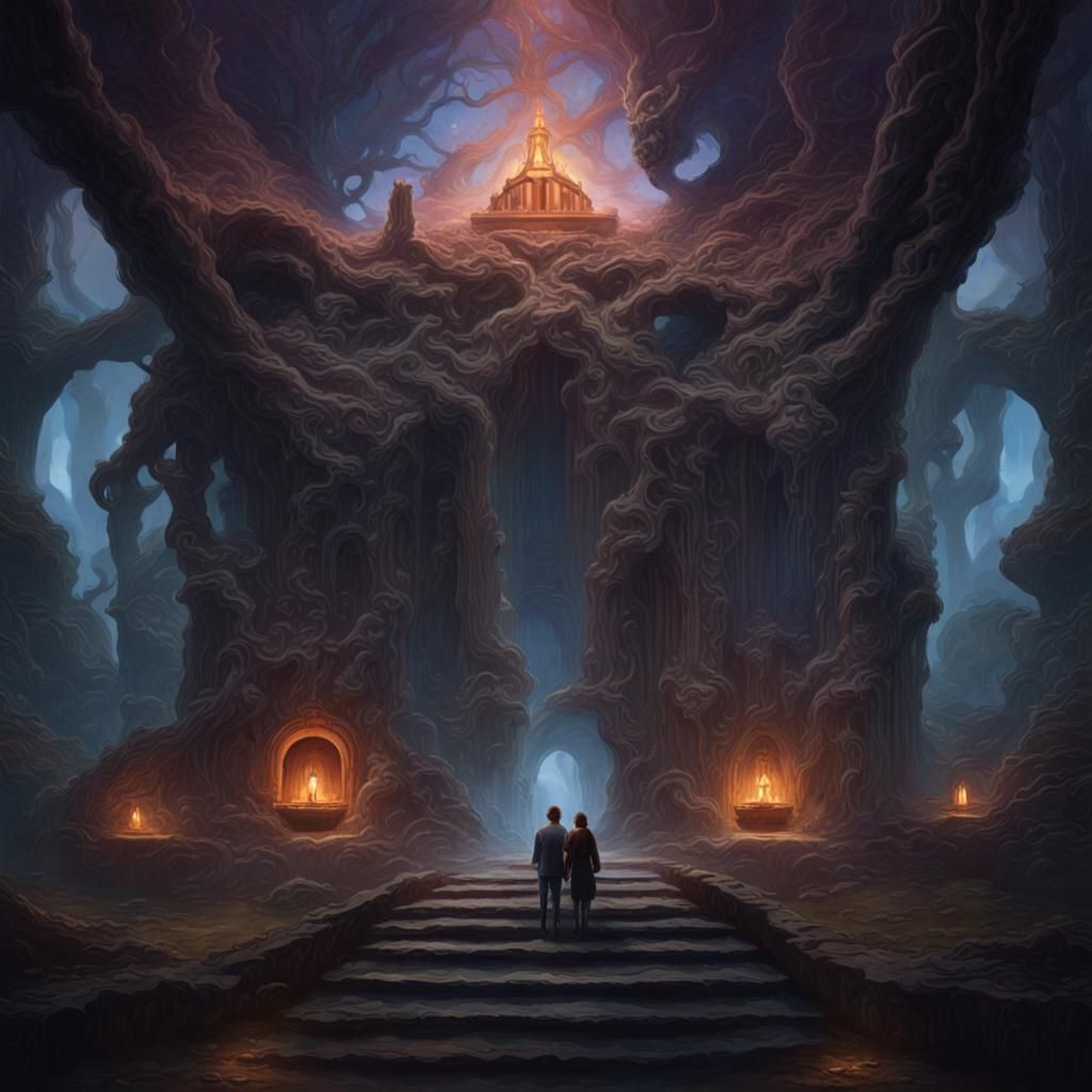 Meditative Mind: A Digital Fantasy Art Piece