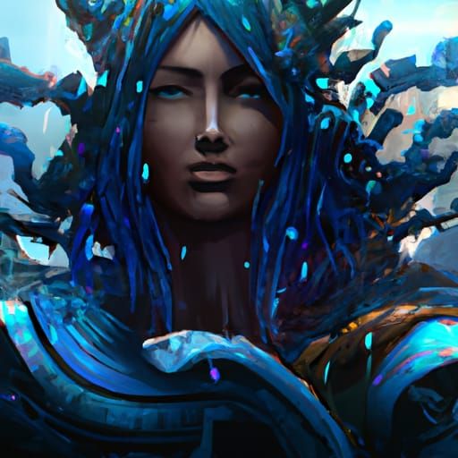 Detailed Portrait in a Hyperrealistic Style