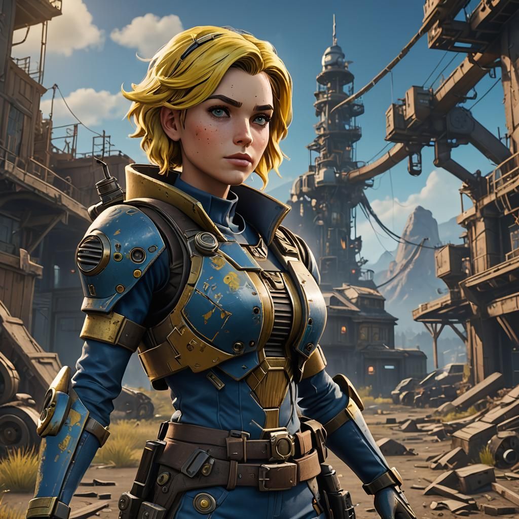 Lucy from Fallout in Fortnite Style