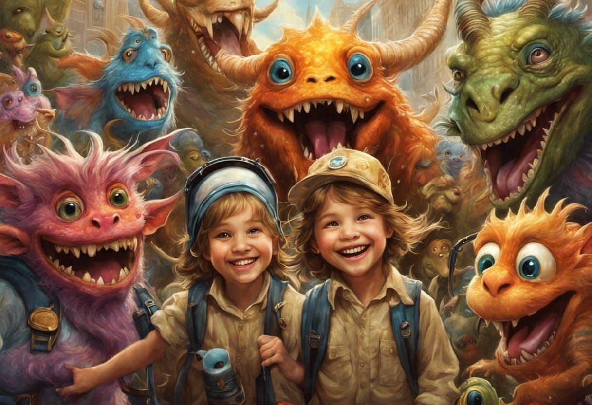 Cute Monster Generated by AI