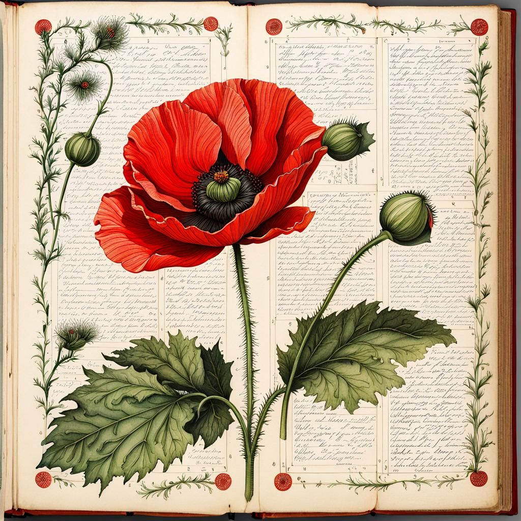 Vintage Drawing Album