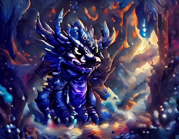 Baby Princess Luna Plays Minecraft in Digital Art Style