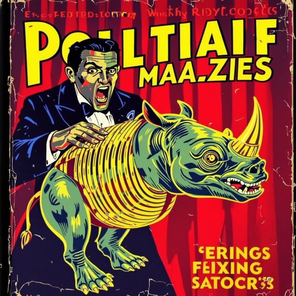 Vintage Book Cover in Distressed Style