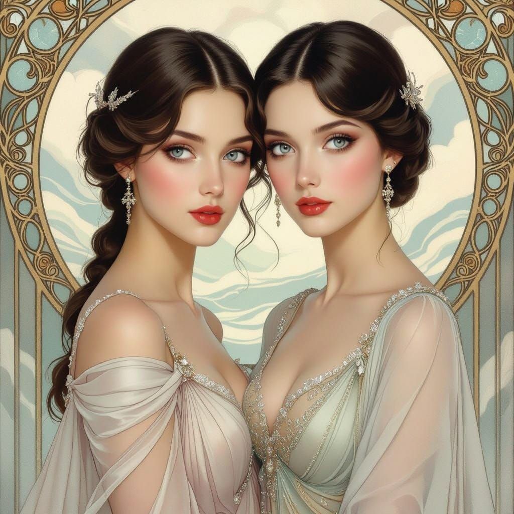 Ethereal Art Nouveau Goddesses