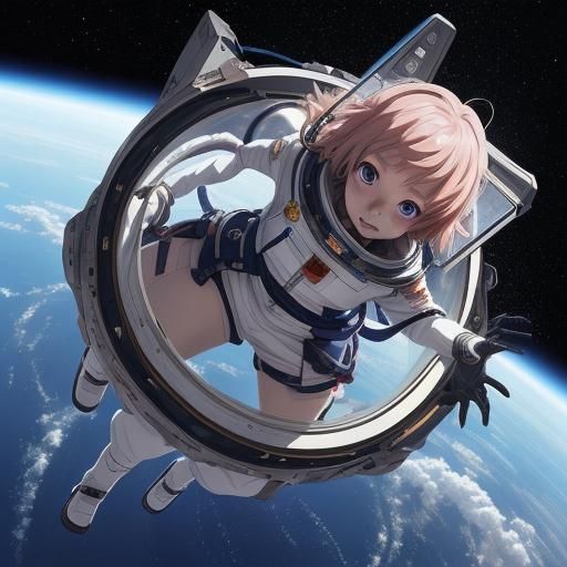 Anime Style Space Time Visual