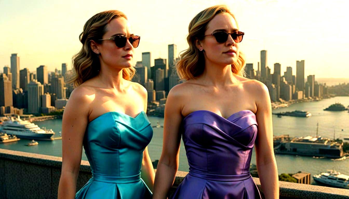 Cinematic Portraits of Hollywood Actresses in Turquoise and....