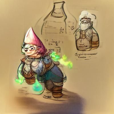 Gnome Alchemist at Work