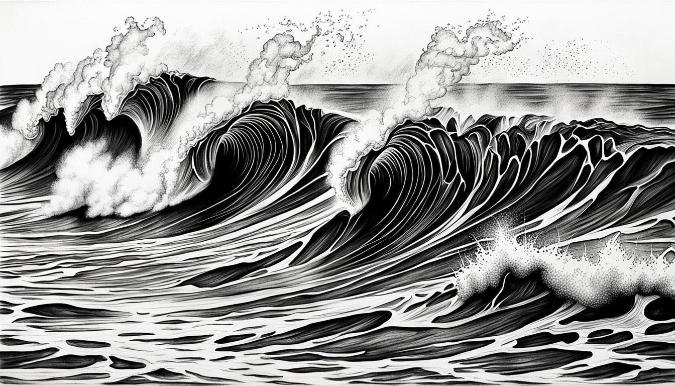 Charcoal Shockwaves Vapor Drawing in 3DEXCITE