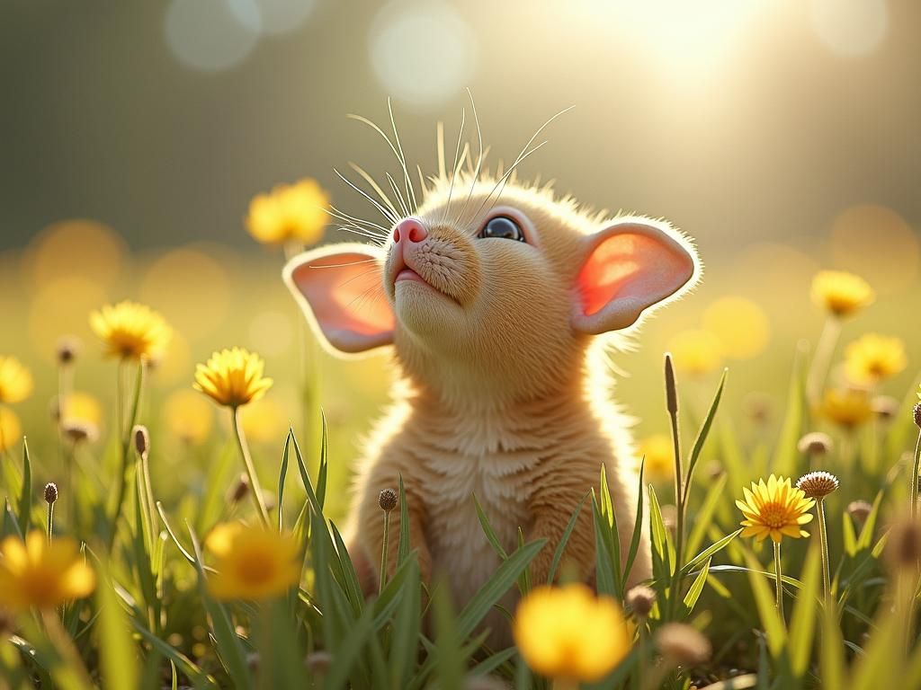 Abstract AI-Generated Image from Simple Prompt