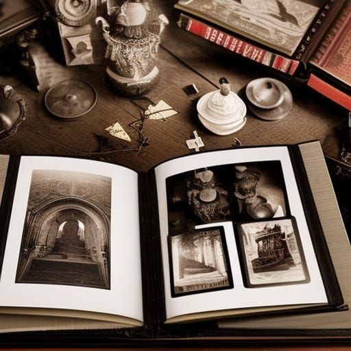 Vintage Photographs and Albums: Digital Matte Painting