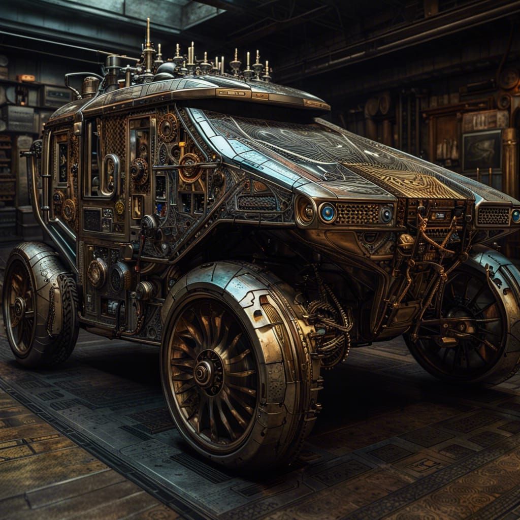 Steampunk cybertruck