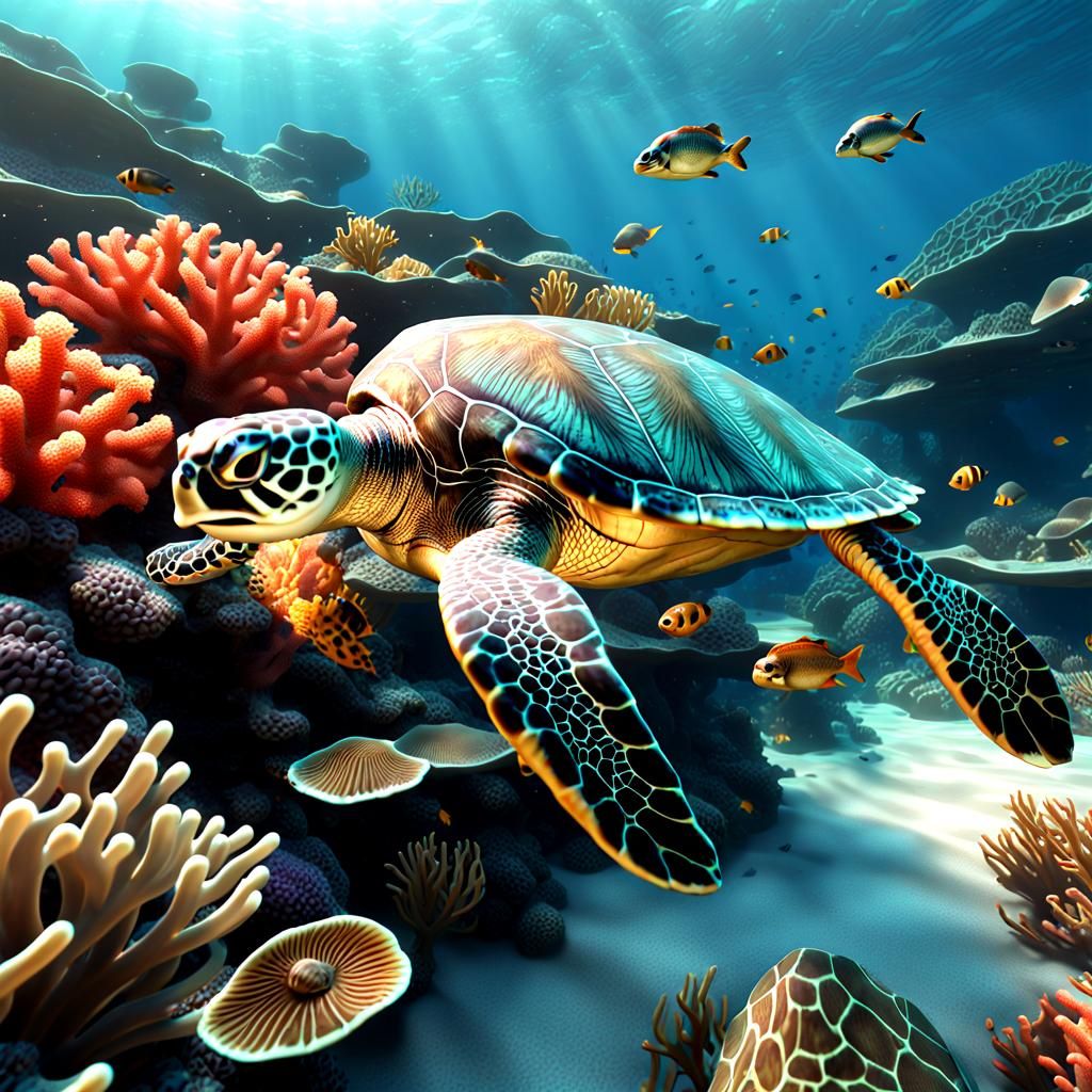 Coral Reef Scene in Unreal Engine