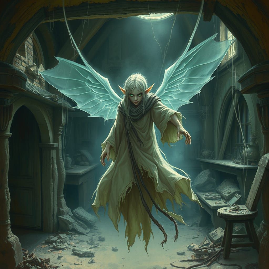 Ethereal Elf Haunts Forgotten Hobbit Home