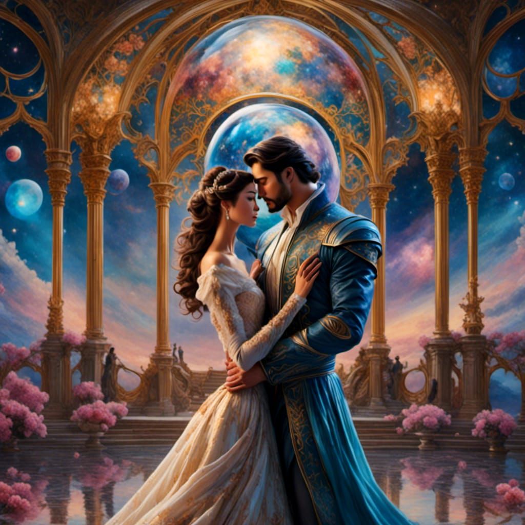 3D Citizen of the Galaxy in Comic Sketch Style