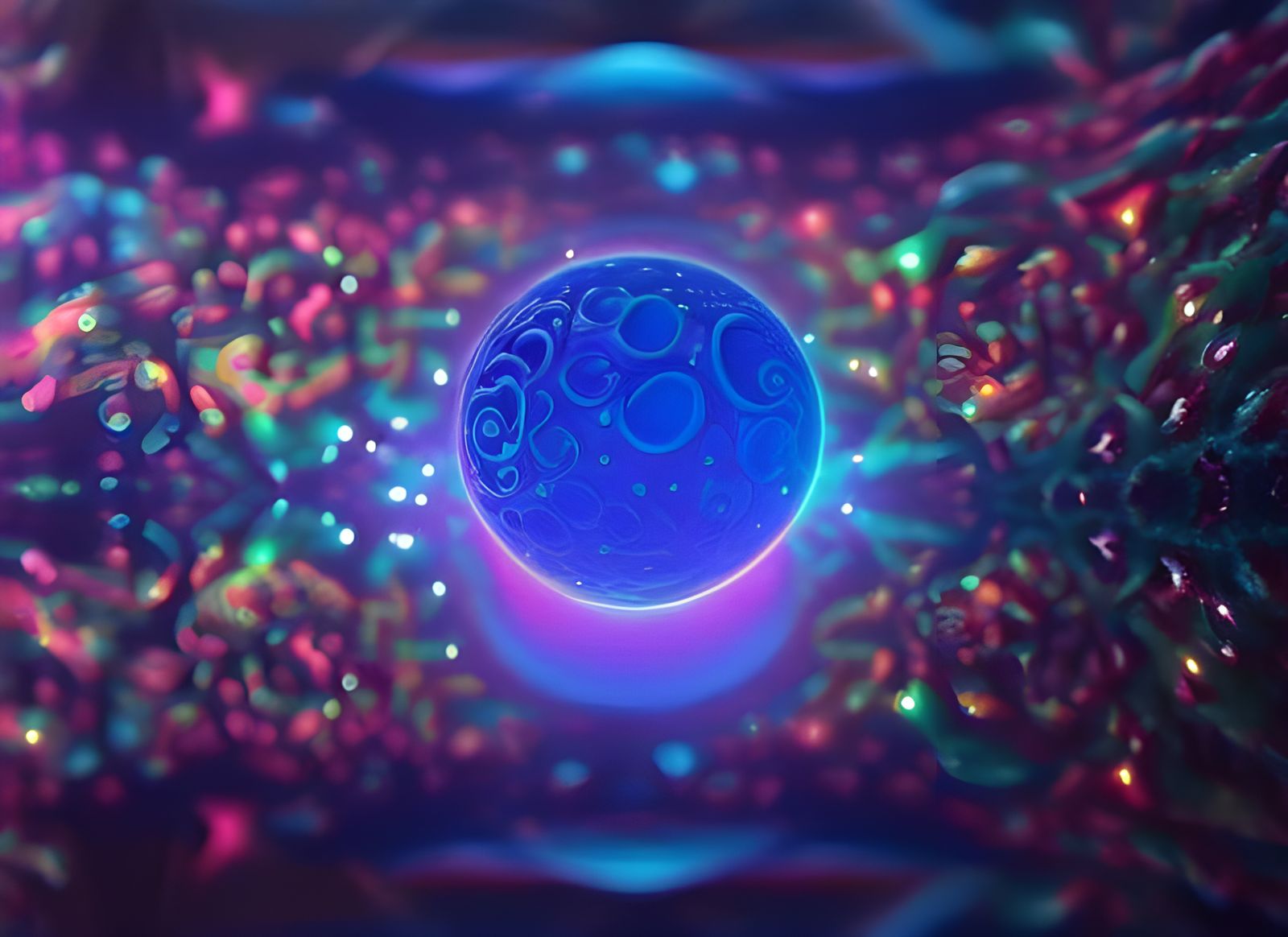 Ornate Abstract 3D Graffiti Design