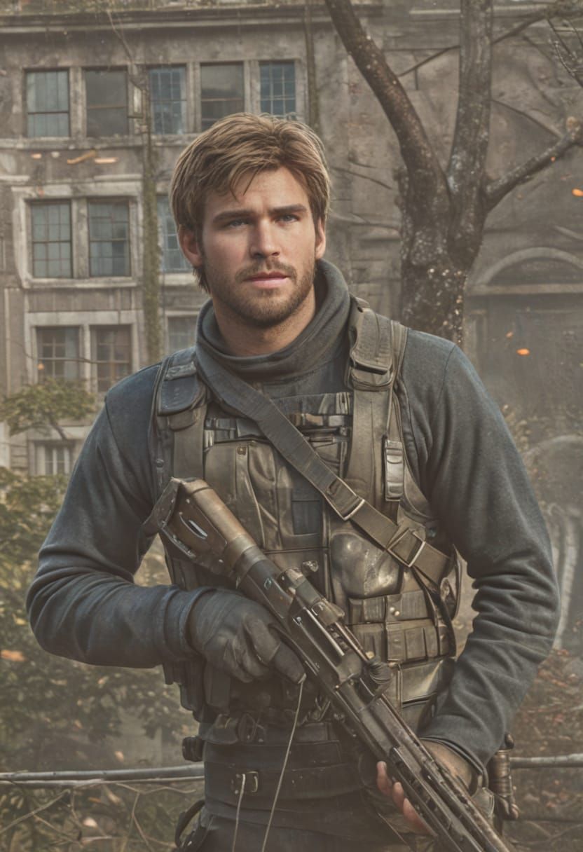 Gale as Epic Fantasy Warrior in Mystical Landscape