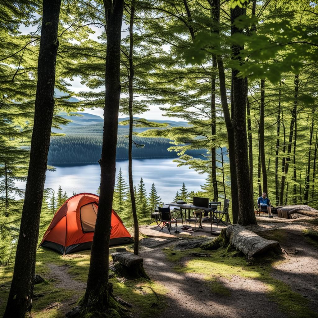 Perfect Camping Spot on Mount Orford