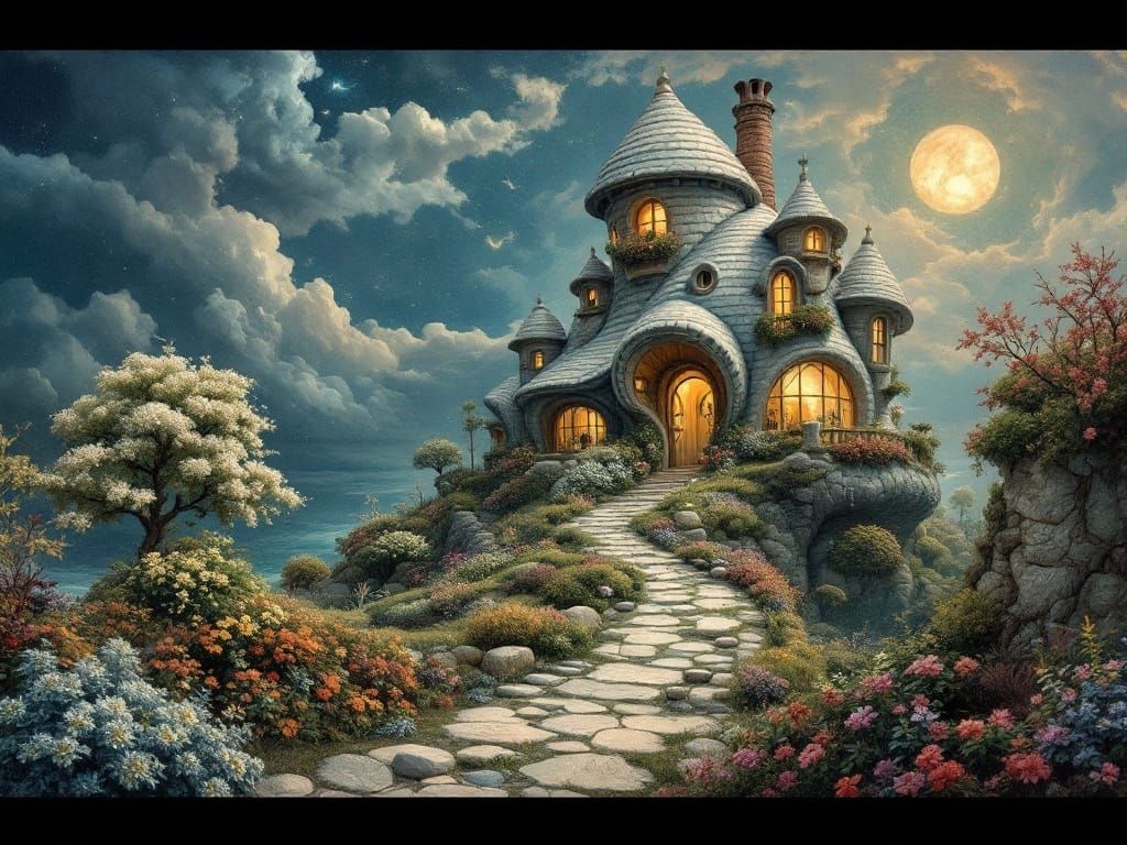 Snail Shell House with Fantastic View