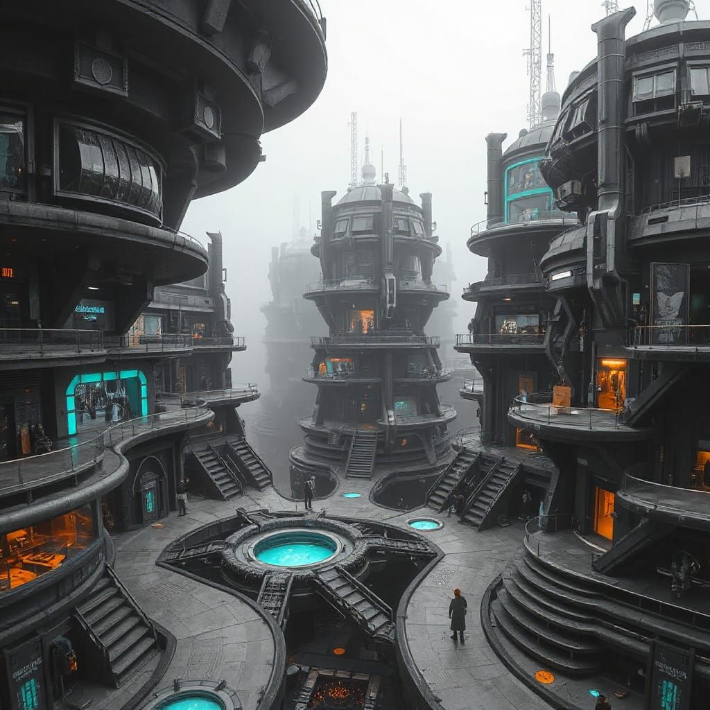 futuristic city