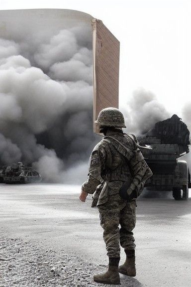 AI Generated Image of War