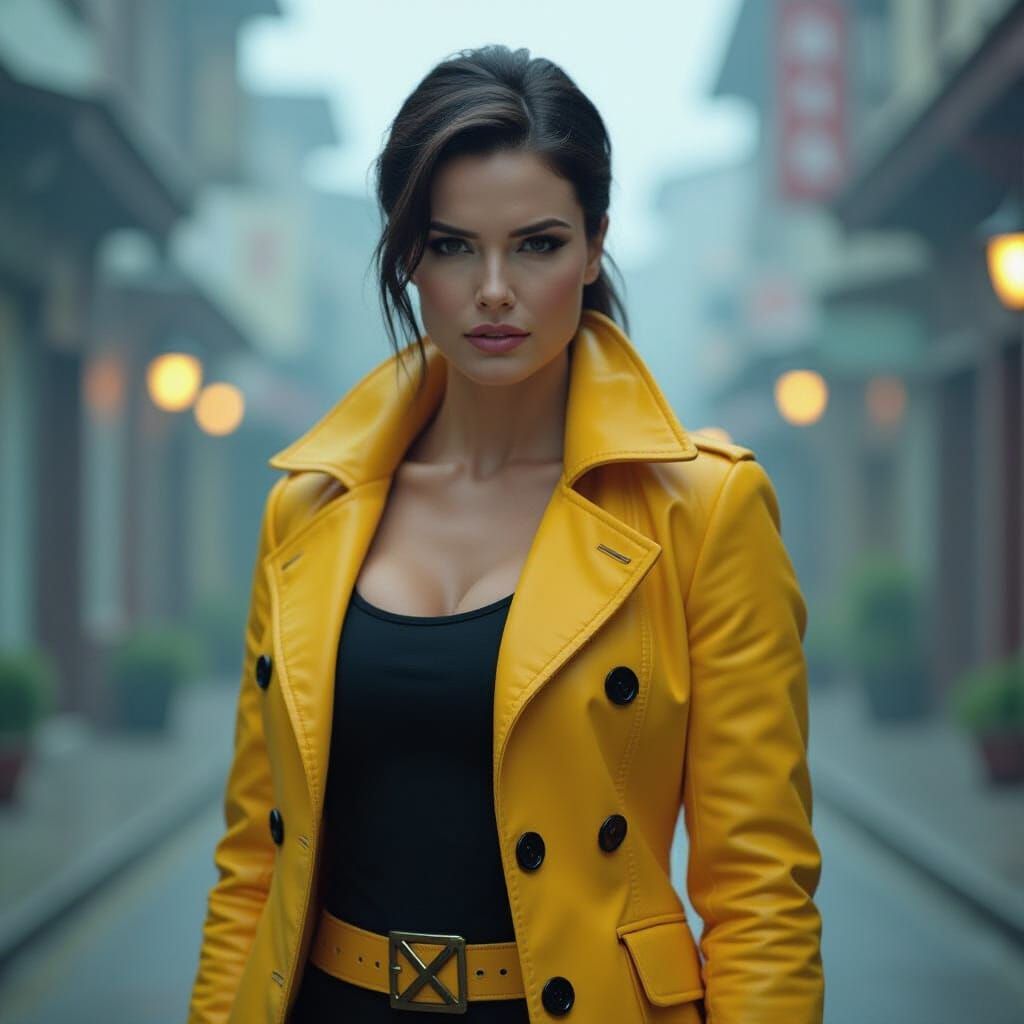 Jubilee from X-Men in Heroic Cinematic Pose