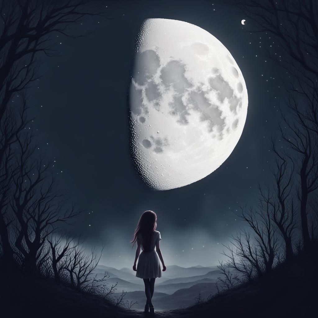 Hidden Selves: A Symbolic Moon Portrait