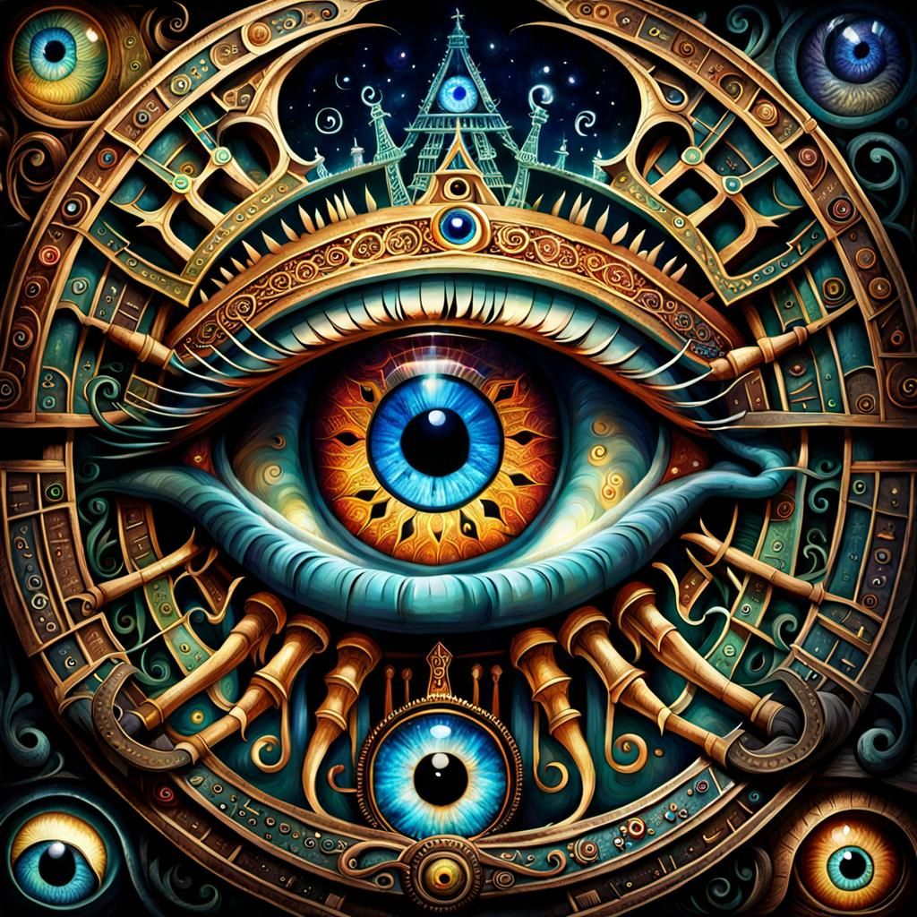 The eye. Magical mystical organ. With so many secrets seen. ...