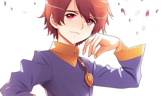 Anime Character in Japanese Manga Style