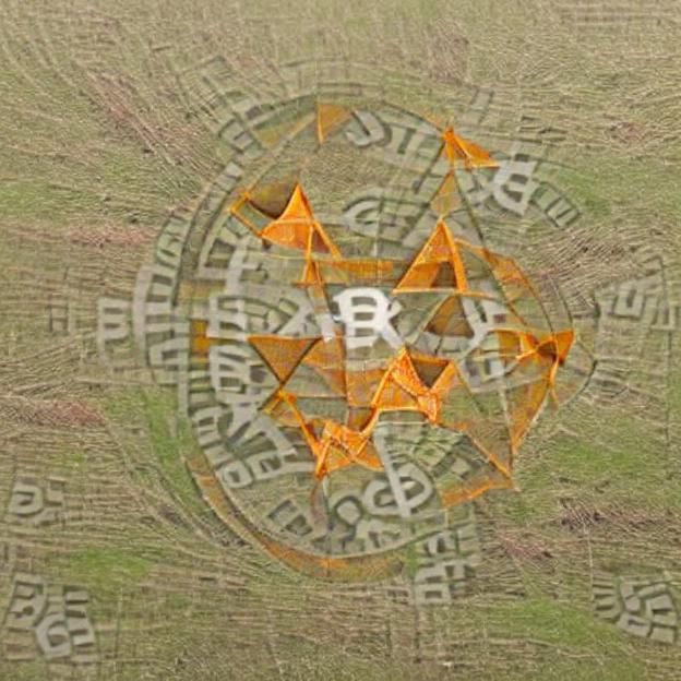 Bitcoin Pentagram: Crypto Art