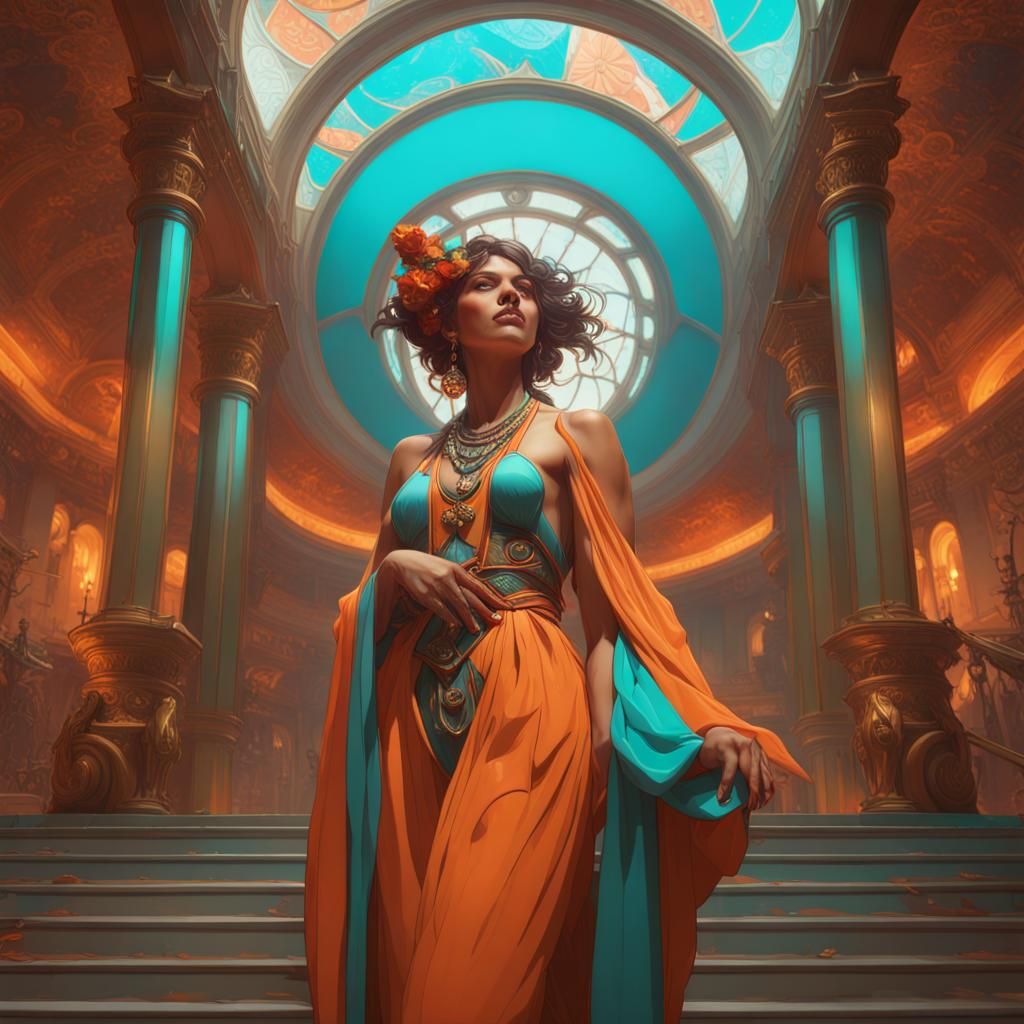 Olympian Gods Concept Art in 8K Resolution