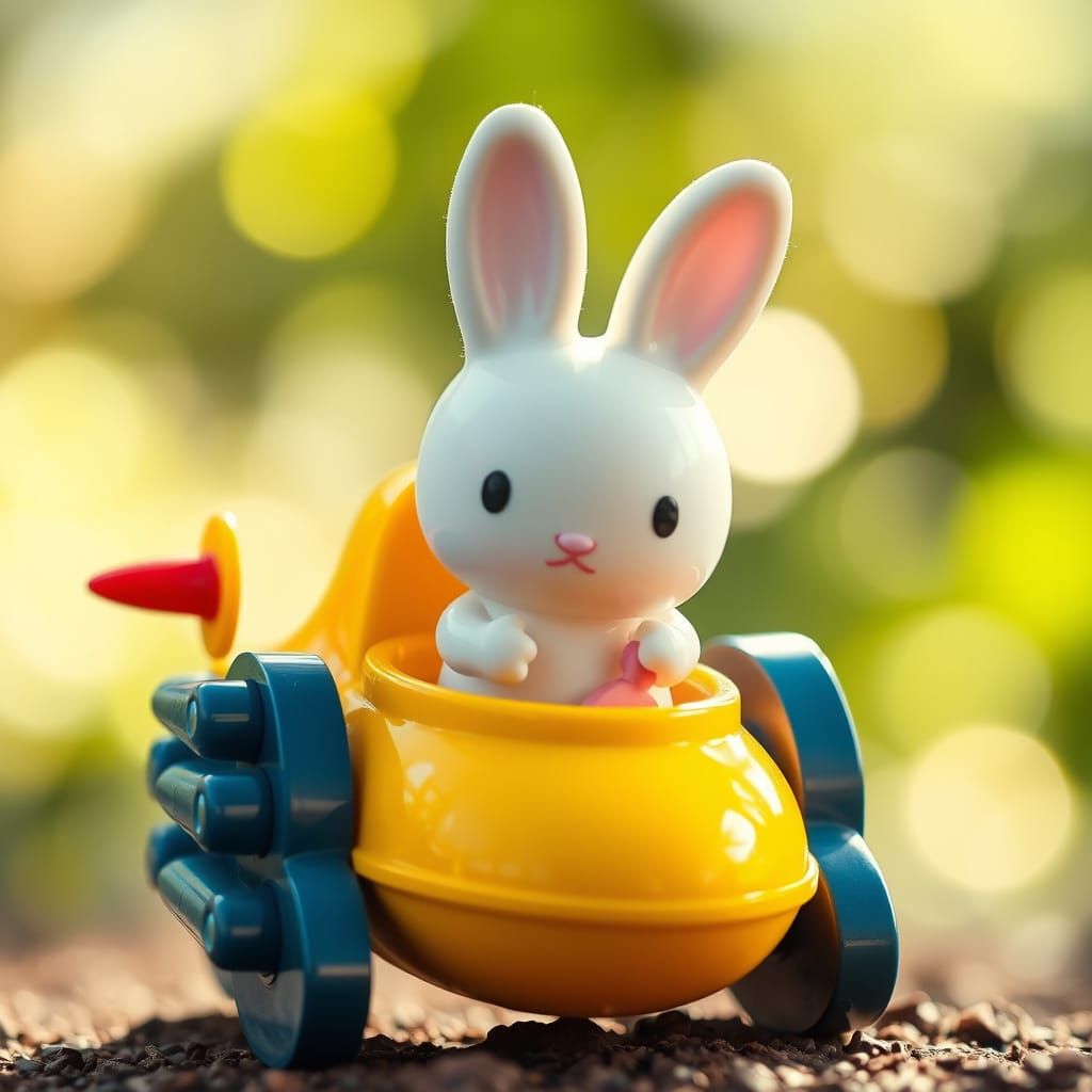 Miffy Bunny Spaceship