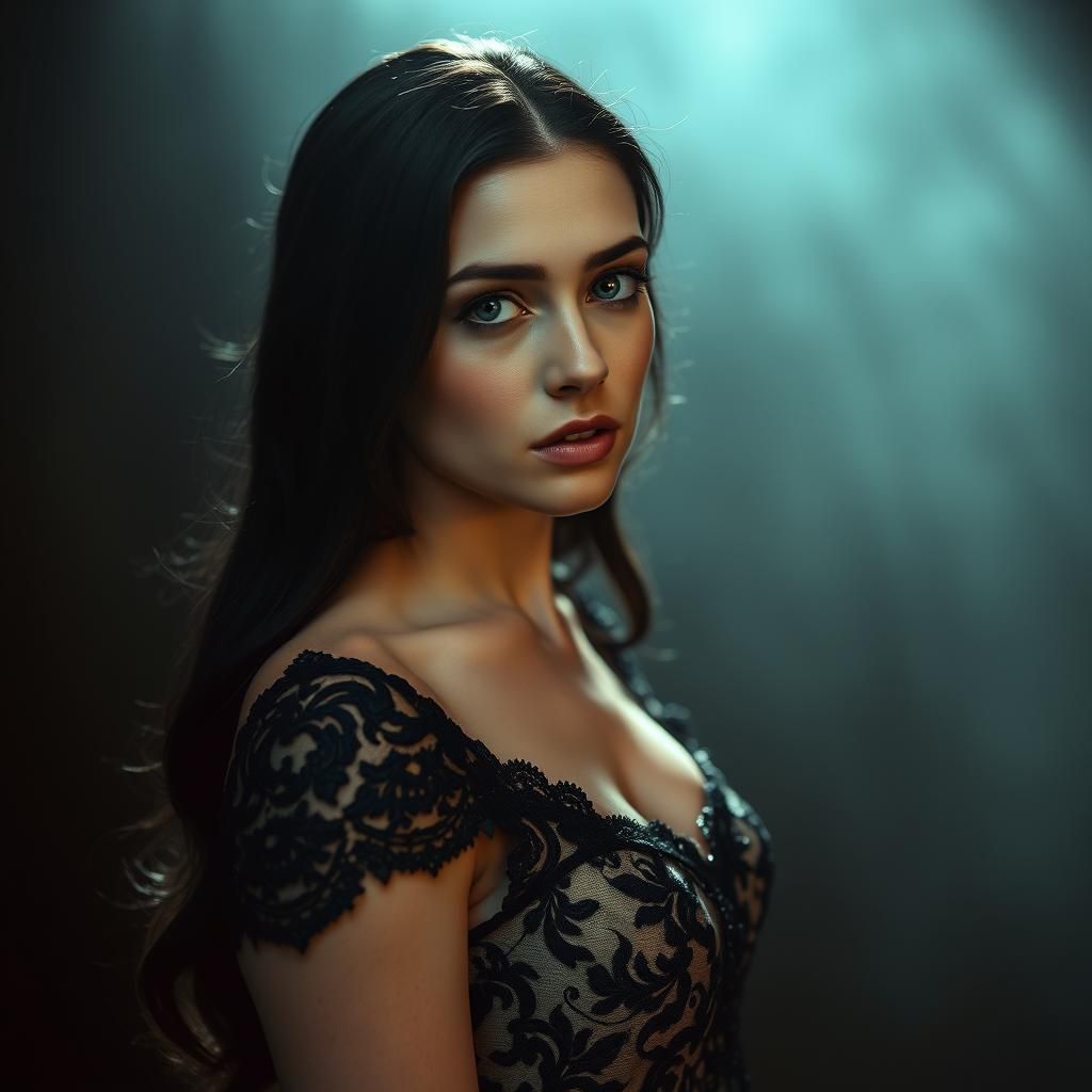 Heartbroken Bride in Lace: A Cinematic Portrait