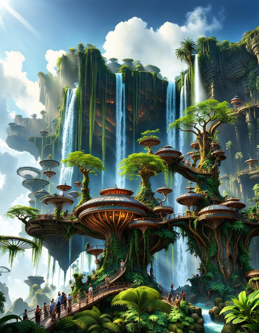 Utopian World: Pandora's Tree of Life in 8K