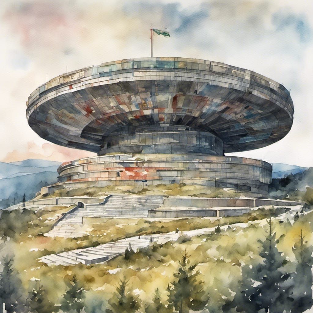 Abandoned Places - Buzludzha Monument, Bulgaria