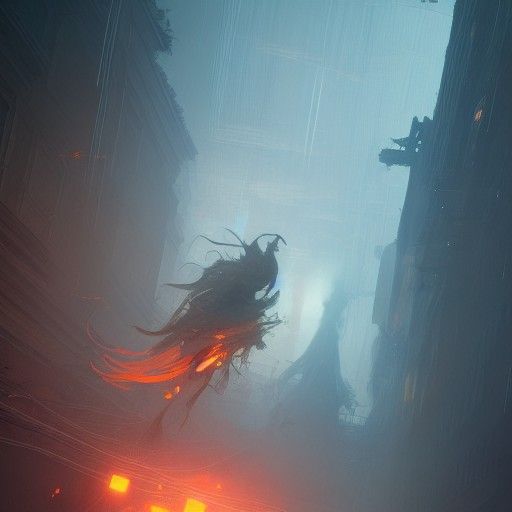 Ethereal Ghosts in Hyperdetailed Concept Art