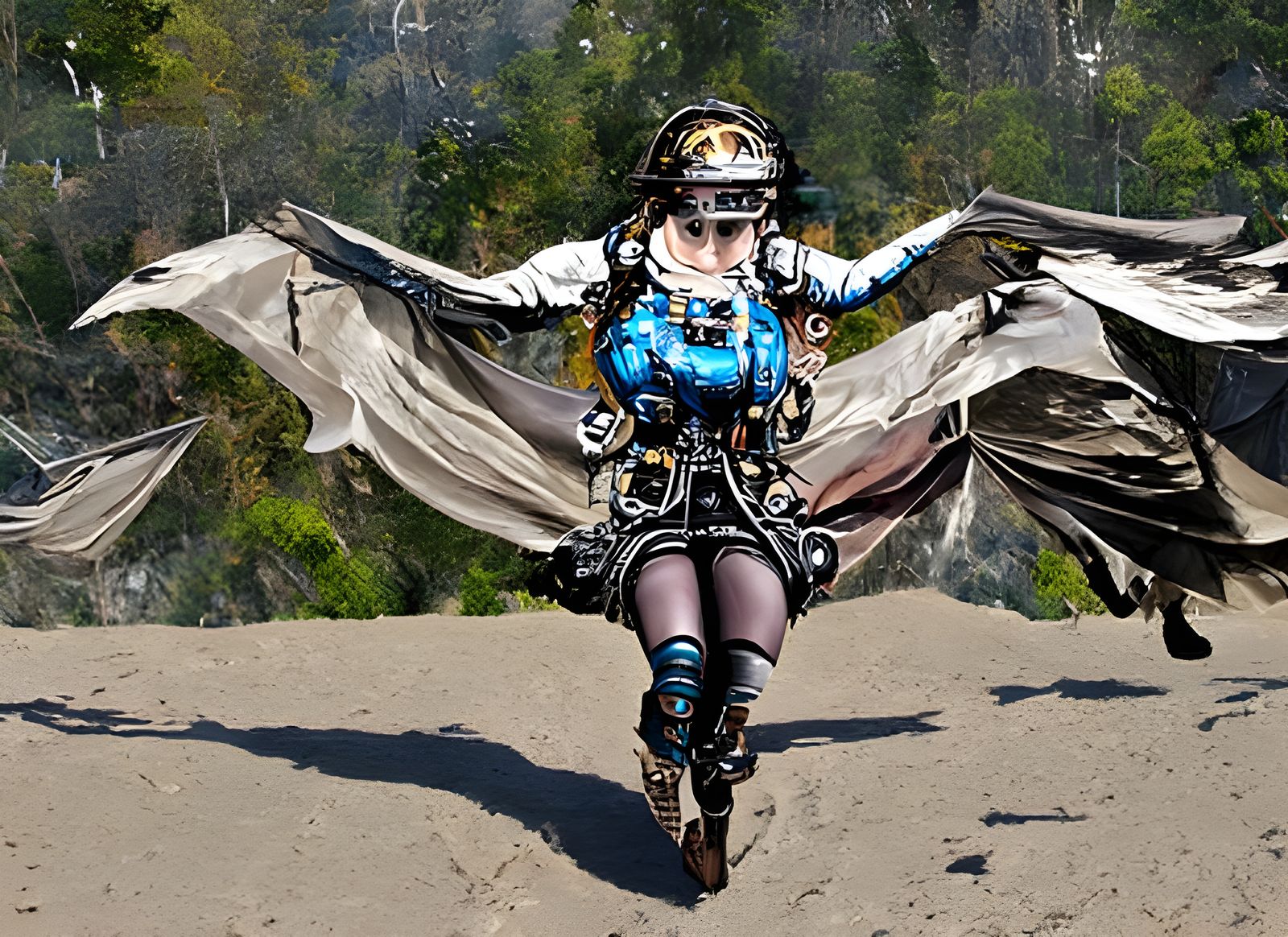 Steampunk wingsuit