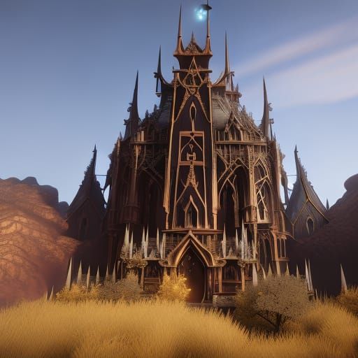 Ghost Castle: Dark Fantasy Concept Art