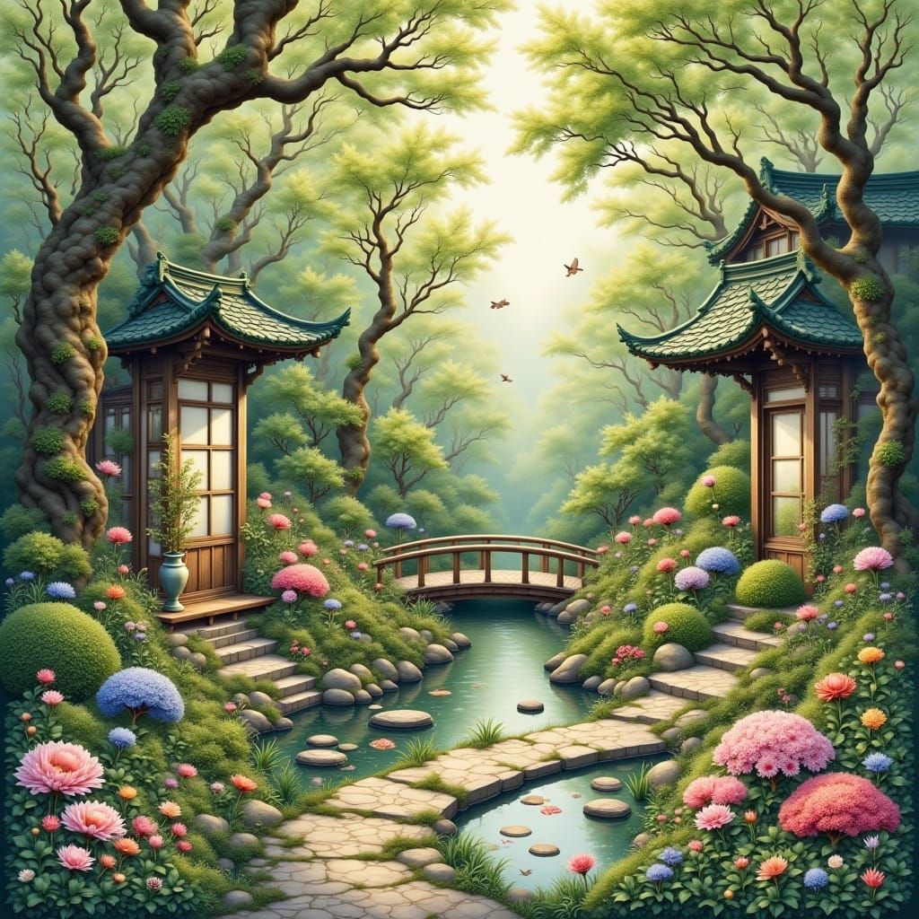 Nan Lian Garden Hong Kong Serene Pond Landscape