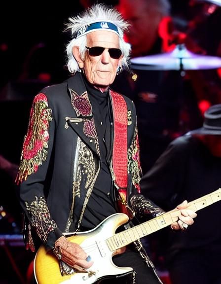 Keith Richards Music Icon - 12 18 2023 BIRTHDAY