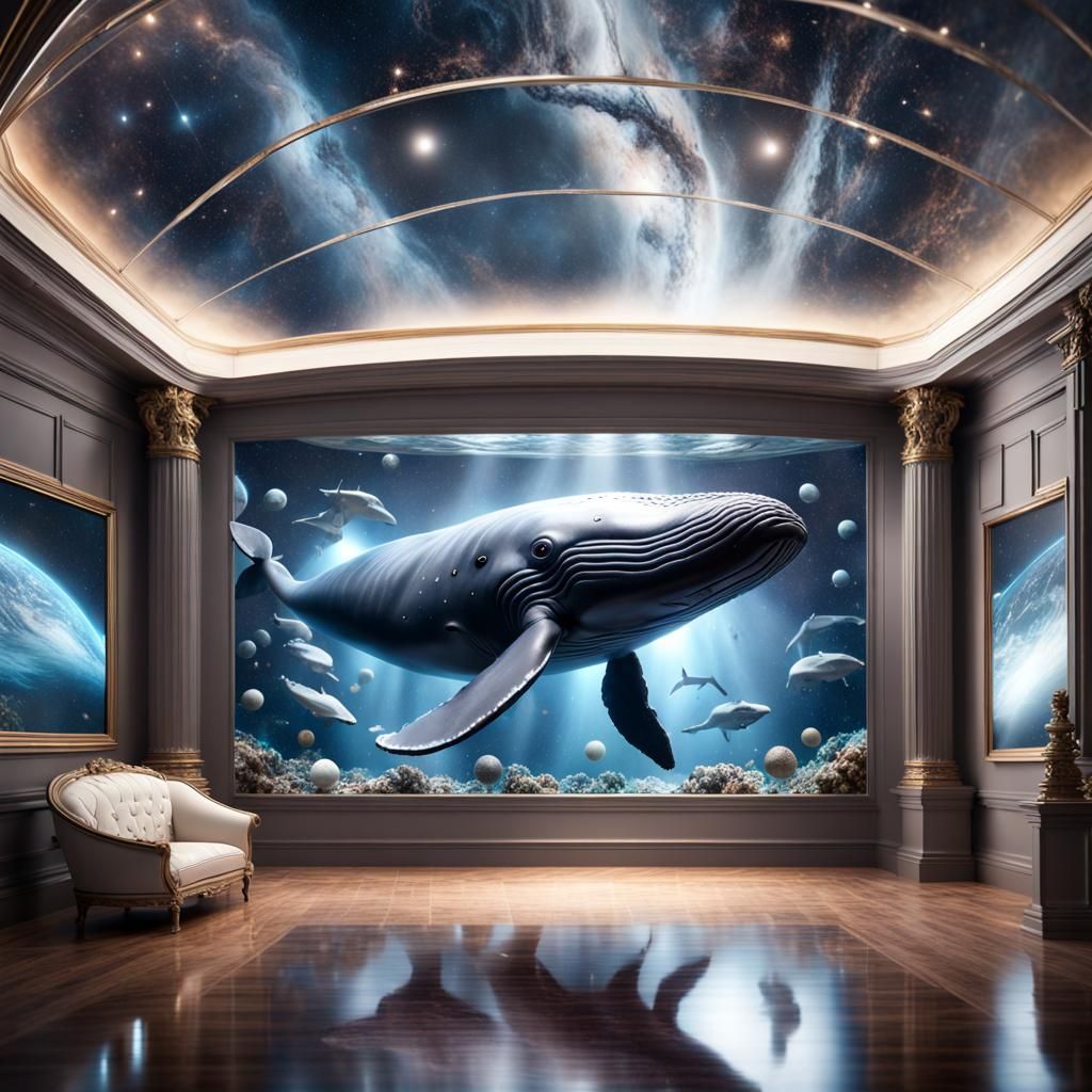 Whale in Space: A Photorealistic CGI Masterpiece