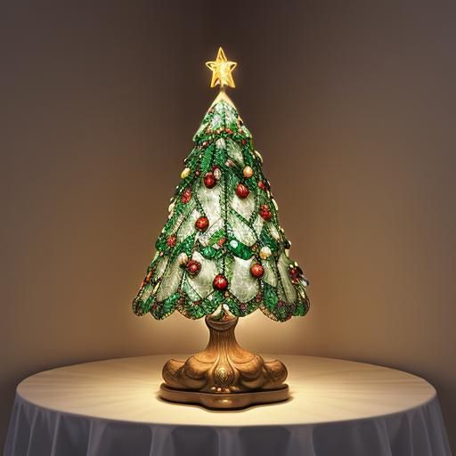 Tiffany Lamp Christmas Tree: Holiday Lighting