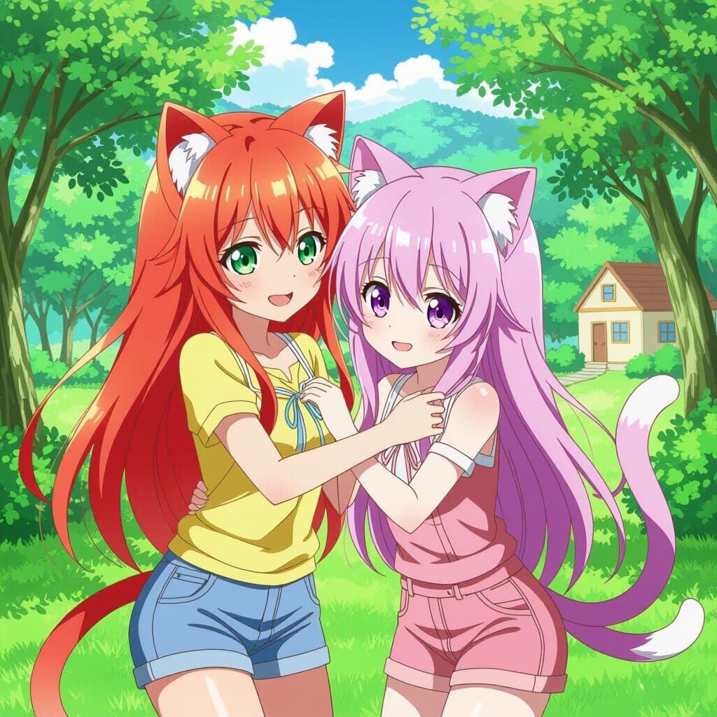 Anime Girls' Summer Camp Embrace